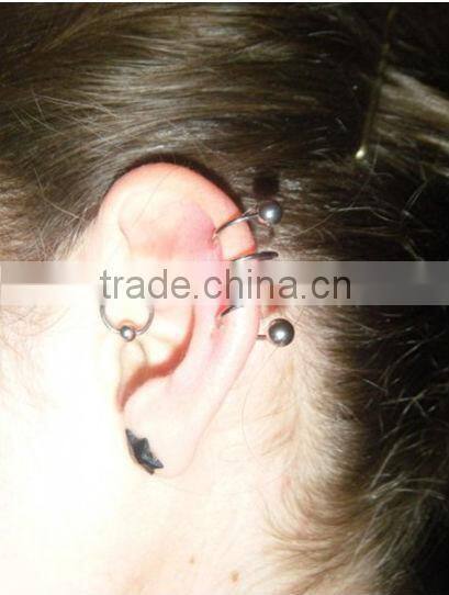 The Latest Surgical Stainless Steel Twists Spiral Barbell