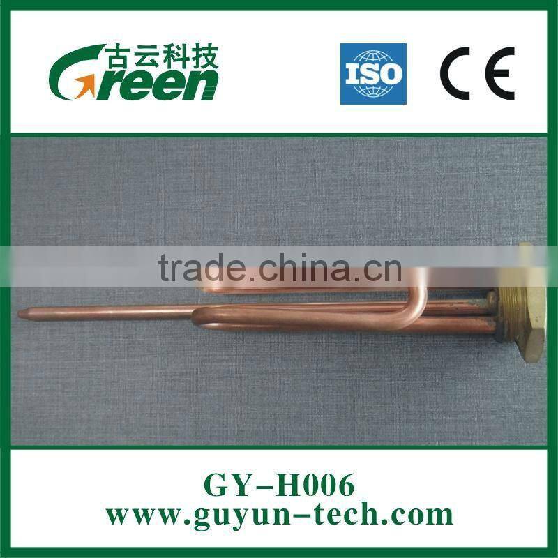 Copper heating element customer-made hexagon flange