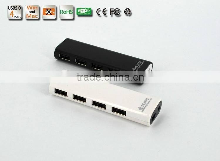 Harmonica Shaped USB 2.0 4 Port USB Hub, Multi USB 2.0 Hub