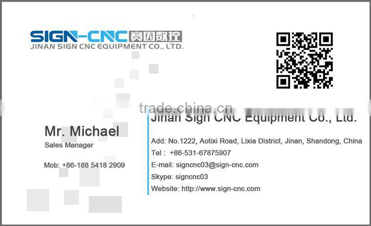 sign cnc YAG laser metal cutting machine for 1325