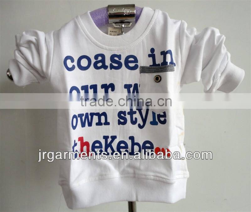 Kid Clothes Crewneck Sweatshirt Kid Garment Manufacturer for Autumn Season Clothings kids wear brand names