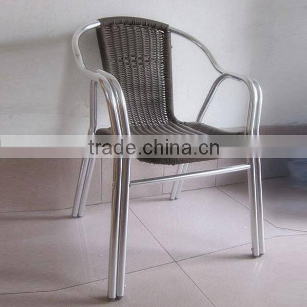 fair price good quality outdoor aluminum colorful wicker chair YC030