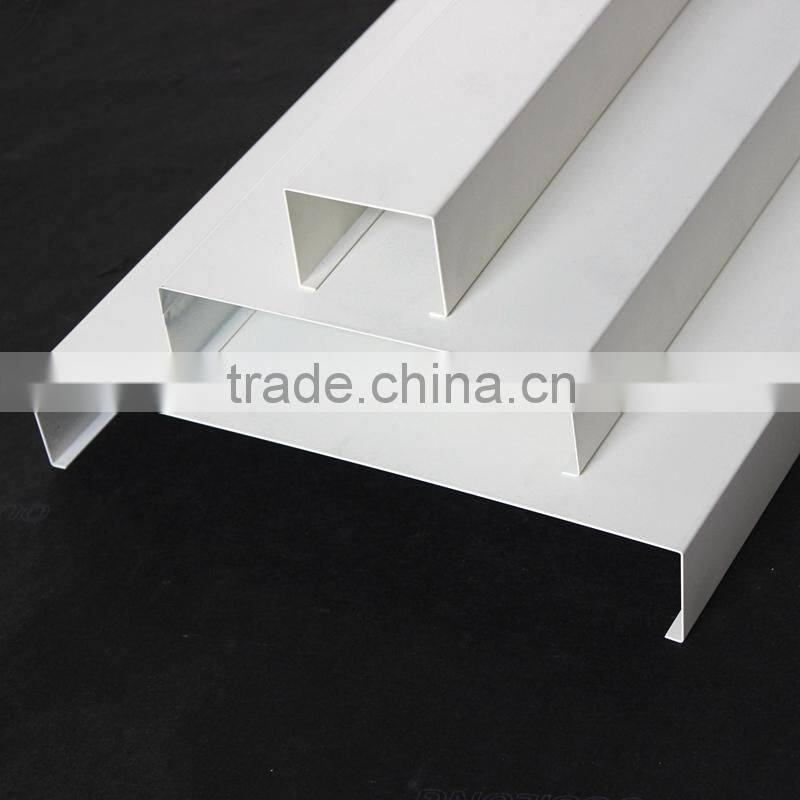 Modern B Shaped Aluminum Metal Strip Ceiling Panel