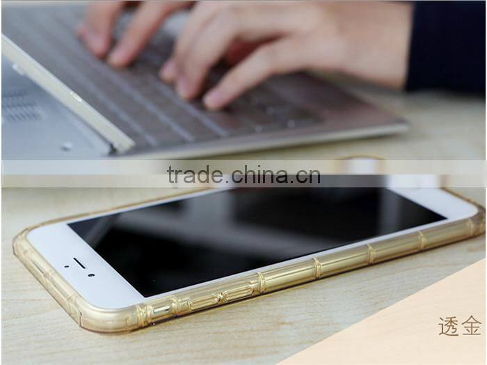 Clear Soft TPU Shockproof Matte Case For iphone 6 plus/iphone 6