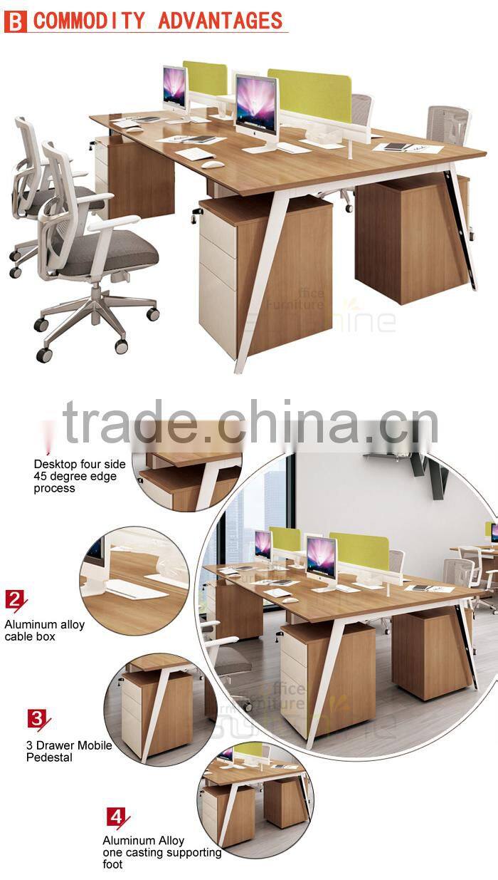 Modern New Designed Simple Wooden Office Computer Desk Workstation ZS-B3014
