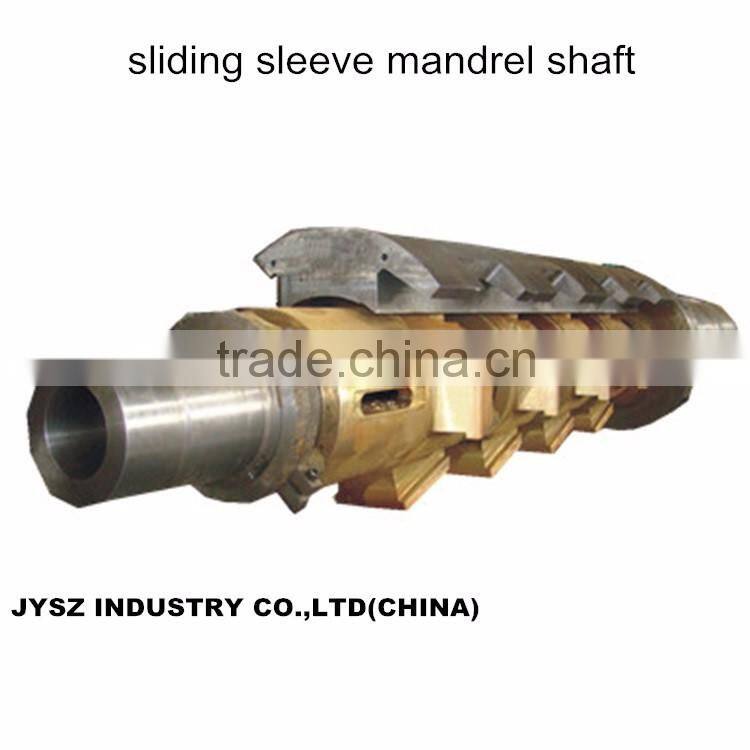 Customized sliding sleeve for uncoiler mandrel