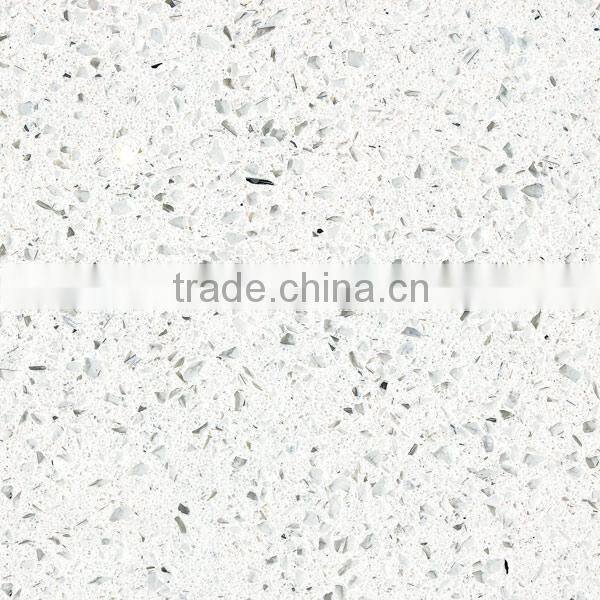 Hot sell marble stone sparkle Crystal White marble tile