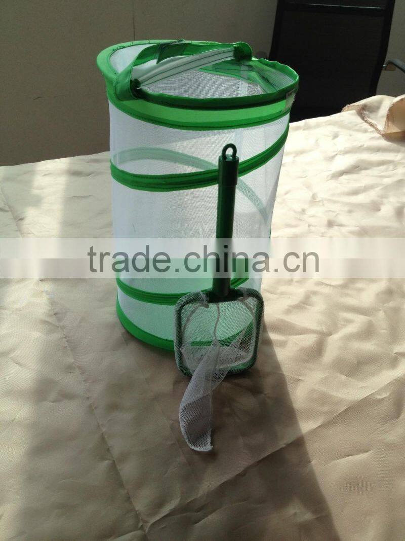 Portable mesh mini bird cage
