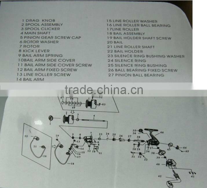 XUANQI FISHING REEL SPINNING REEL