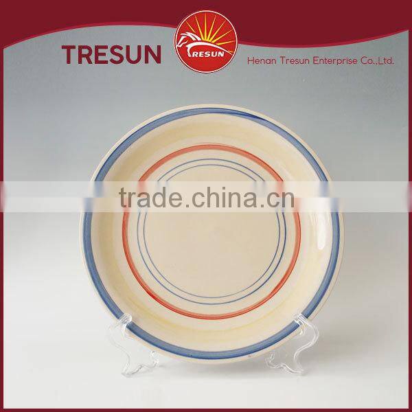 Handpainted cheap round and square dinner plates, dessert plates, cheap bulk dinner plates, and oval plates