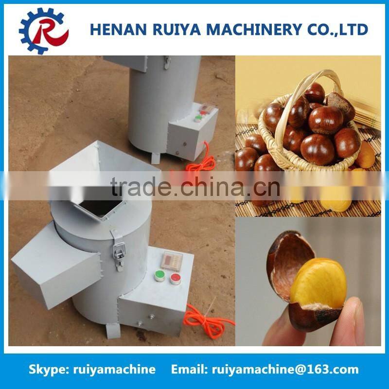 Good feedback chestnut peeling machine/chestnut peeler machine