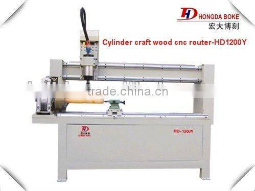 CNC wood cutting machine HD-1200 with rotary device