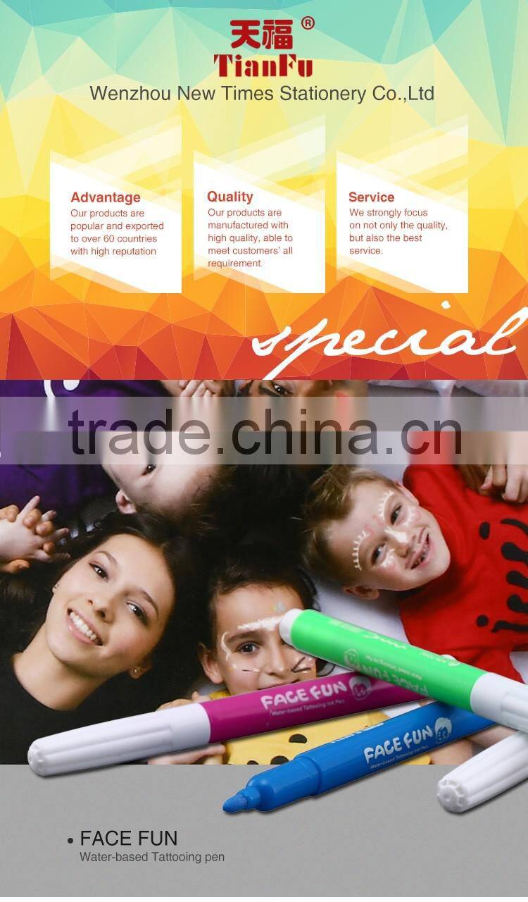 Unique non-toxic plastic liquid chalk window marker