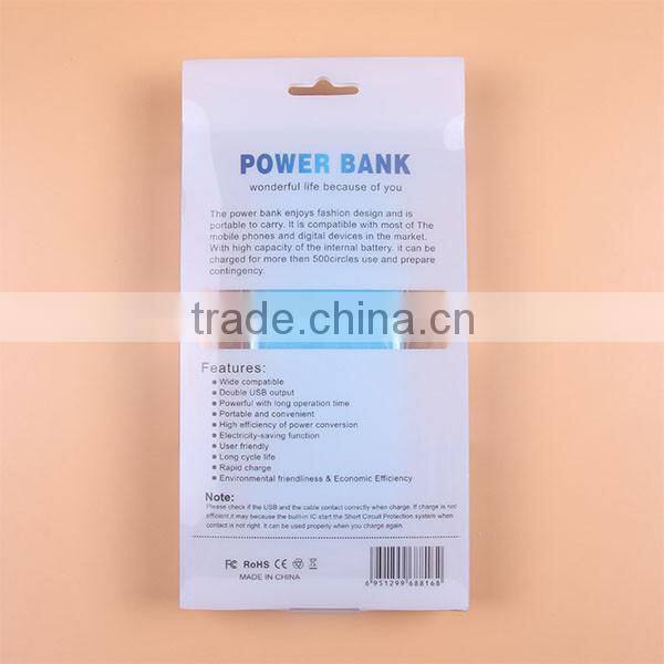 Factory Wholesale 15000mAh 3 USB Power Bank with Big Torch Light
