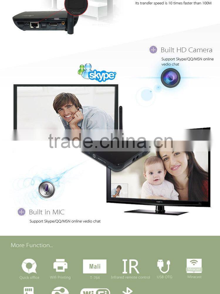 Cloudnetgo CR12S set top box 4K Android Box 2GB/8GB Kodi Dual band 2.4G/5G wifi Full HDD Media Player