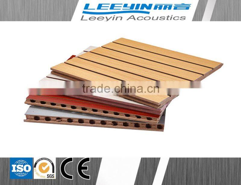 High Quality SGS/CE MDF Fireproof sound absorbing panels Wall Decoration