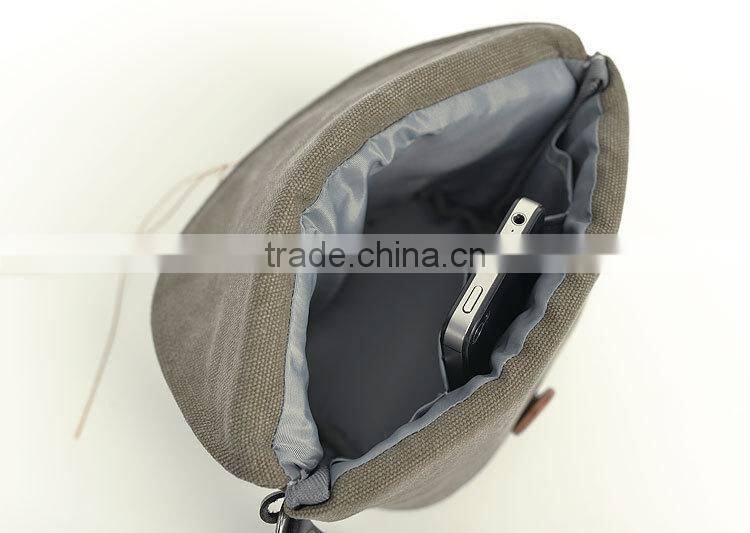 Vintage Canvas Mini Pouch