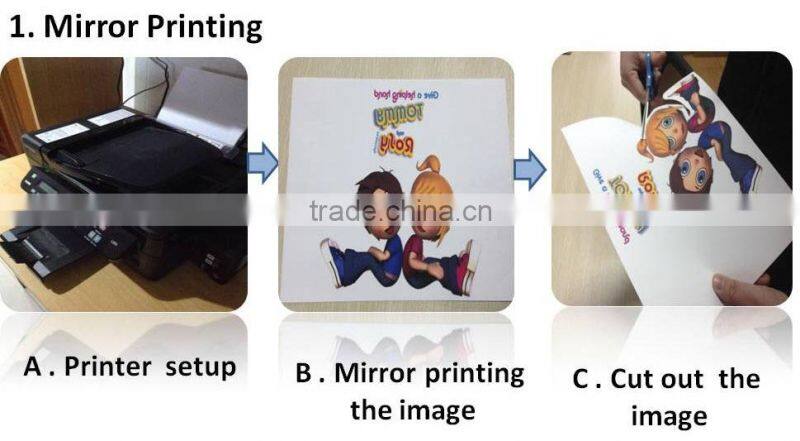 manufacturer supply! t shirts transfer paper dark transfer Heat Sublimation paper sublimation heat transfer printer paper