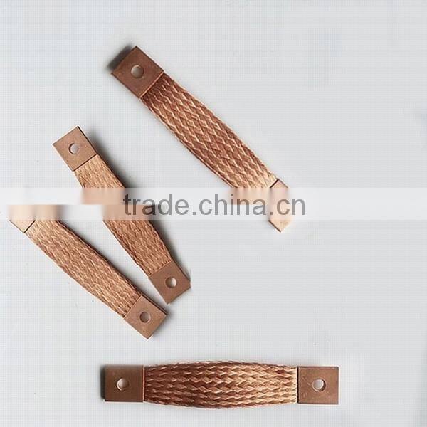Wholesale high quality 0.05-0.30mm flexible tinned copper braid copper shunt