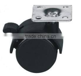 30mm light duty small plastic swivel furniture caster
