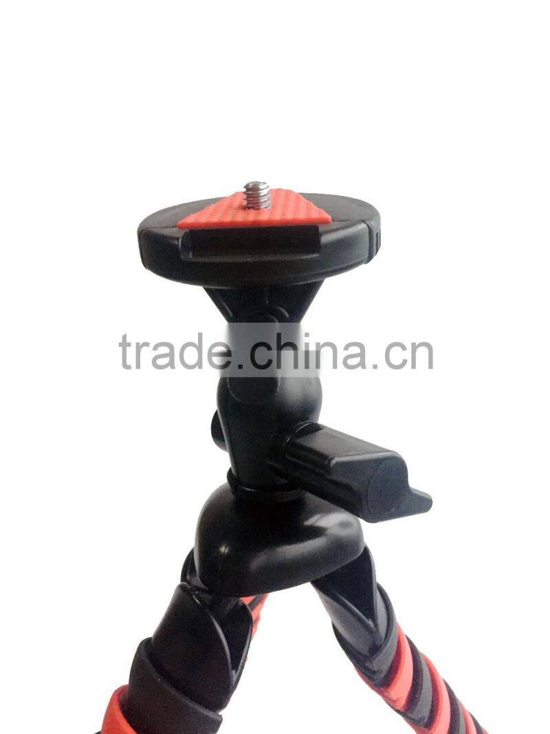 Adjustable Flexible Plastic Large Video Tripod With Digital Camera