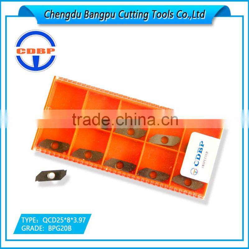CDBP carbide insert parting and grooving processing QCD25*8*3.97