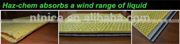 100% PP Melt Blown Non woven chemical absorbent pad