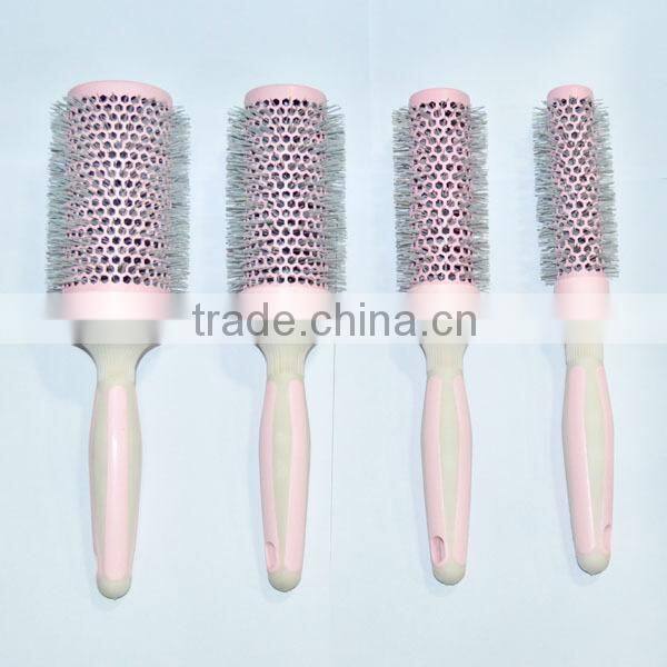 2014 new hot ceramic hair brush,nano tachnology ionic hair brushes