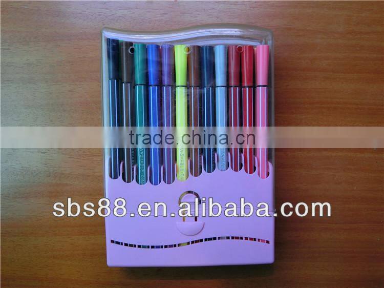 36 color corrugated shape of water color pen