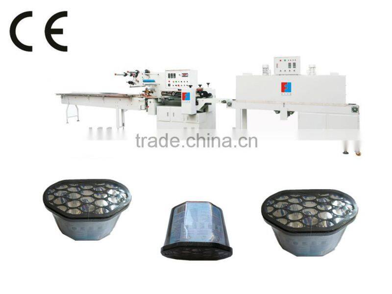 Dryer automatic flow shrink wrapping packing machine