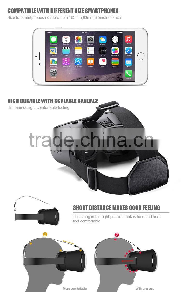 Newest design vr box 2.0 made by Chinese manufacture