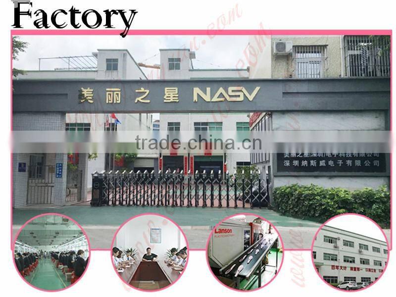 100% original Lcd Hair straightener brush Comb