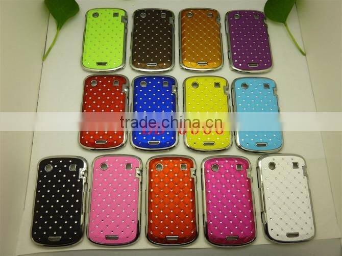 mobile phone shell stars for Blackberry 8520,Rhinestone protective shell for BB9900