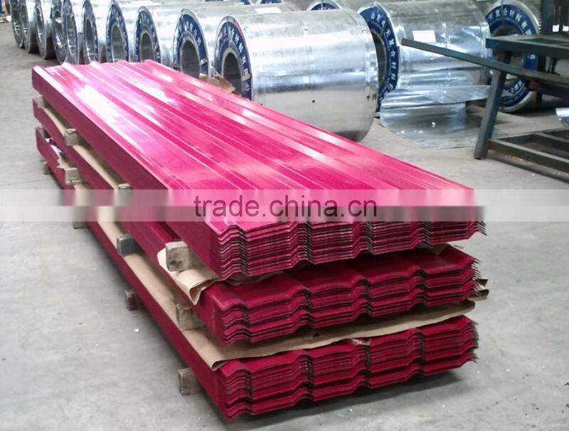CORRUGATED STEEL SHEET WITH VARIOUS COLORS AND SPECIAL SIZES