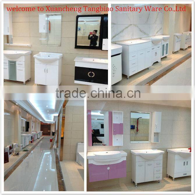 Bathroom furniture bathroom cabinet with light and mirror made in China