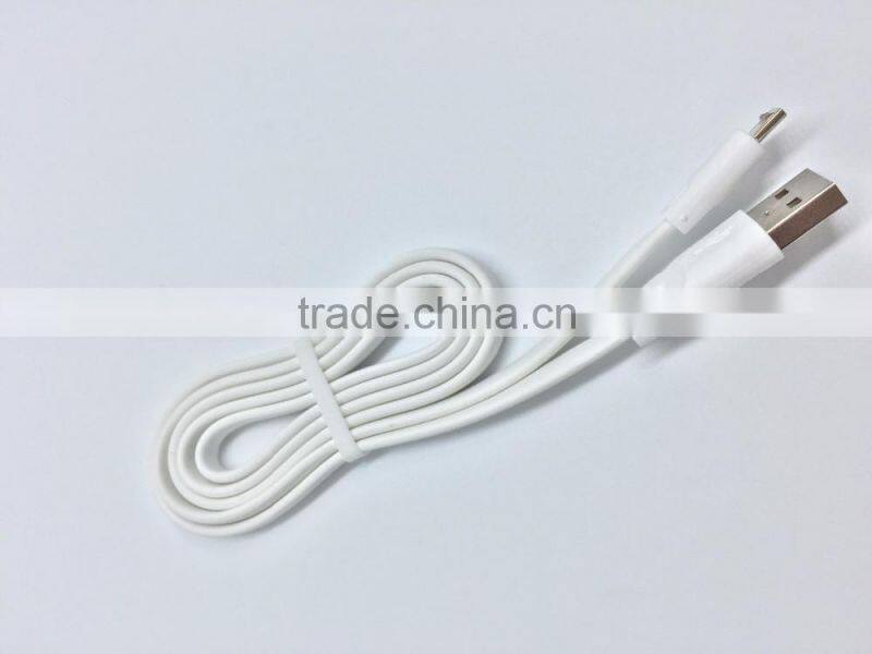 wholesale TPE jacket Fast Charging micro usb Data Sync power cord for iphone