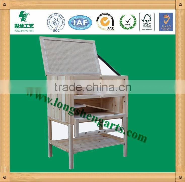 Small wooden hamster cage