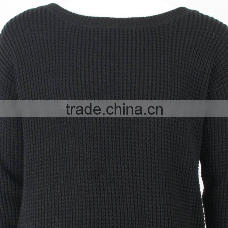 Thick wool sweaters for men round neck long sleeve christmas jumpers free pattern machine knitted sweater