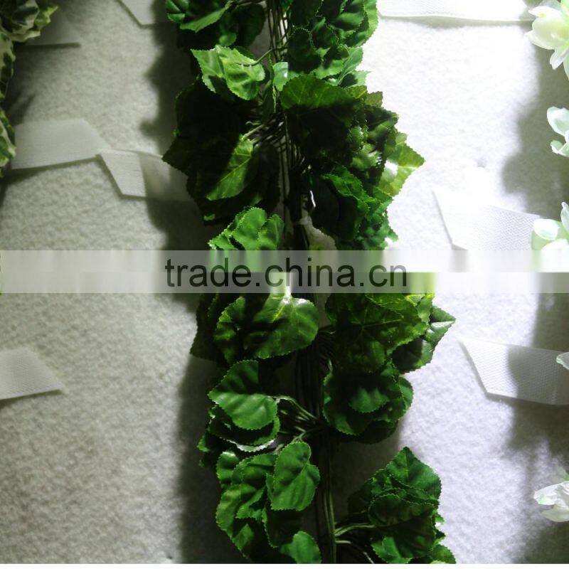 high quality wholesale garden artificial leaf fence