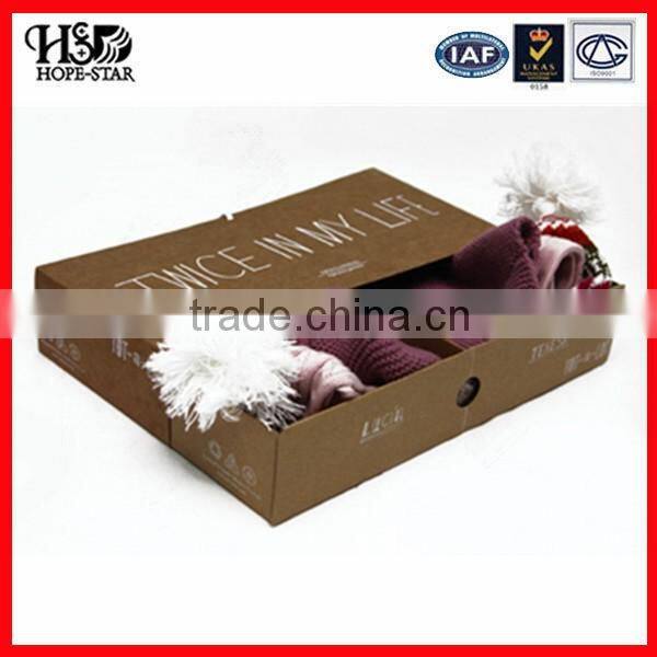Factory Cheap high quality hard paperboard custom paper gift box for Apparel/clothing/garment box