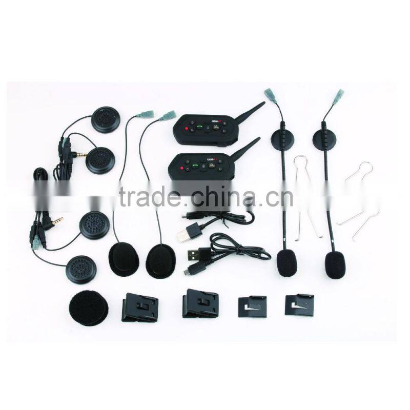 2016 New E6 1200m 6 riders bluetooth multi interphone bluetooth speaker for motorcycle