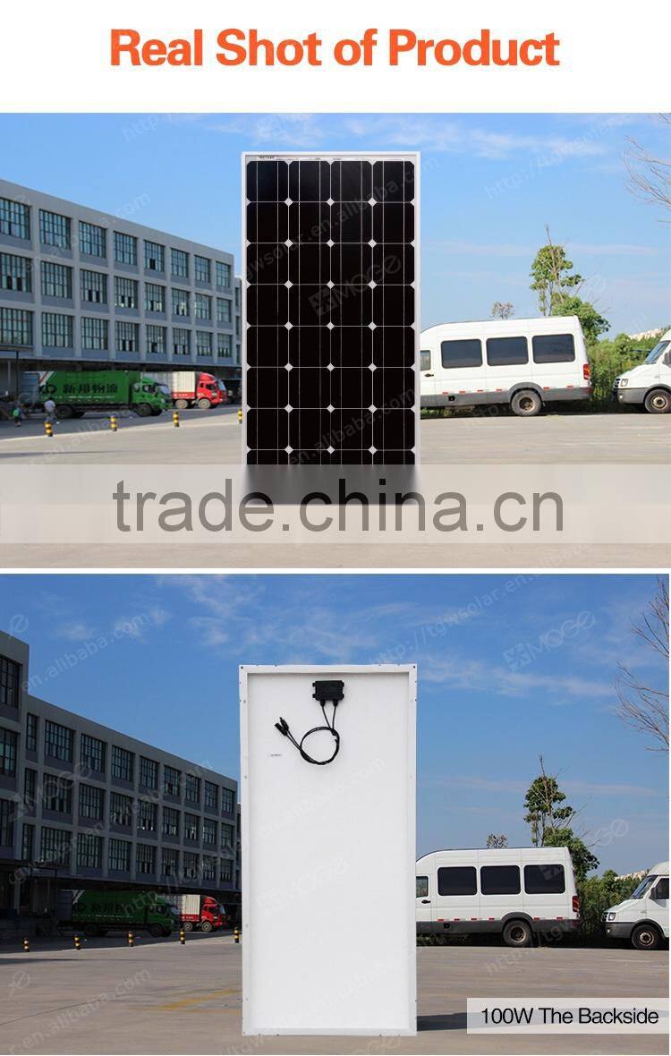 Moge mono crystal solar luminous panel