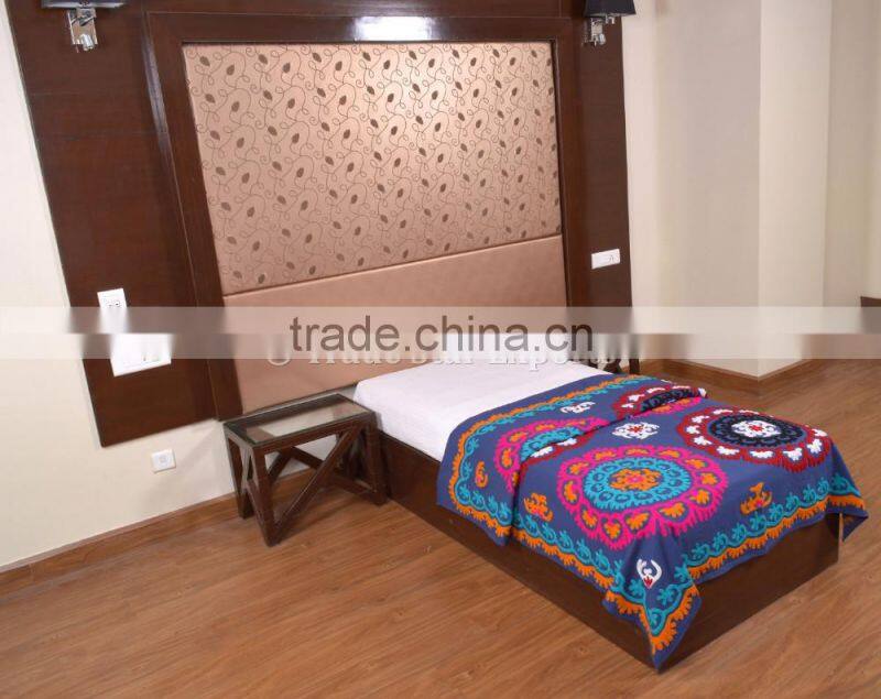 Indian Suzani Handmade Bedspread Cotton Ethnic Embroidered Tapestry Wall Hanging Hippie Bedding Throw