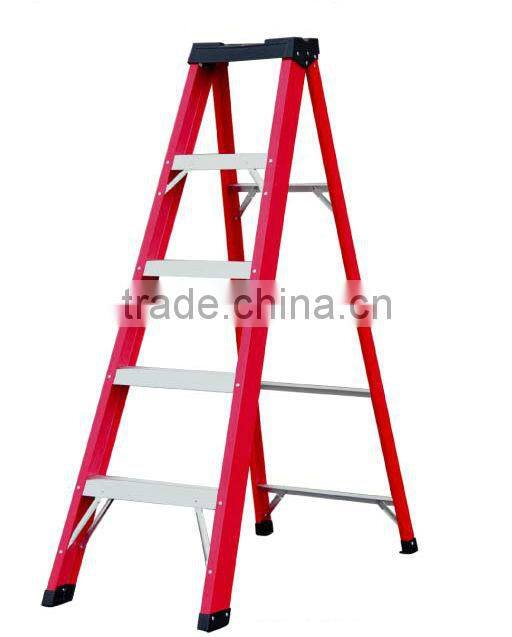 new product FRP ladder 4 steps red colour and light weight