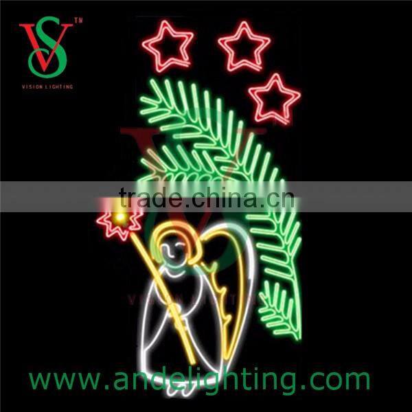 LED 2D Cross Street Light Long Light christmas outdoor cross lights