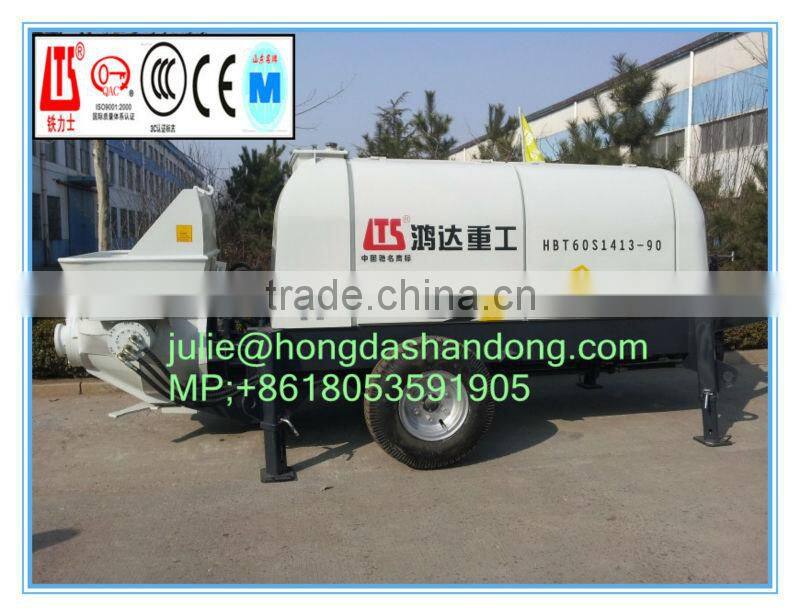 HONGDA Trailer Concrete Pump HBT60S1413-90 (S-valve)