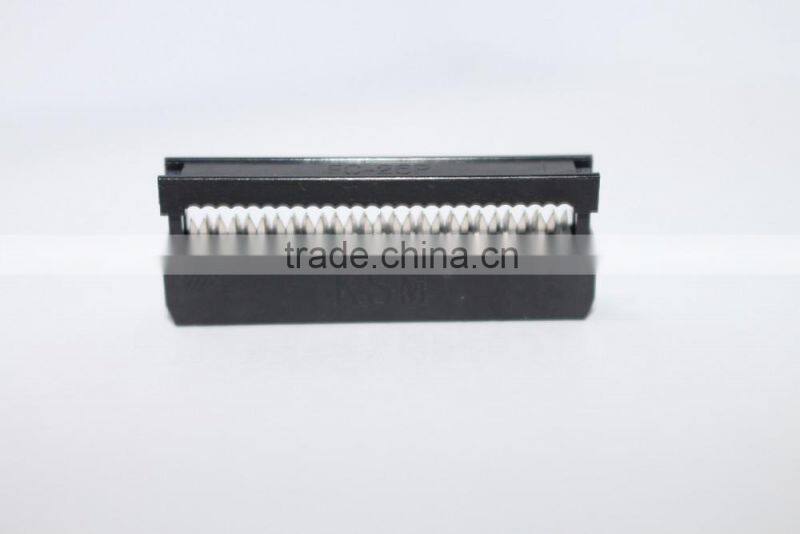 IDC socket 2.54mm flat cable black 26pin