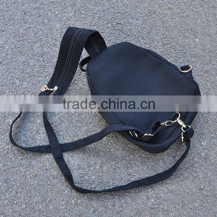 Delicate ethnic embroidery girls' backpack bag/Ladies shoulder bag fashion canvas beauty bags backpack