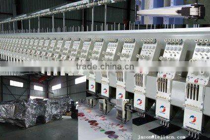 Flat embroidery machine