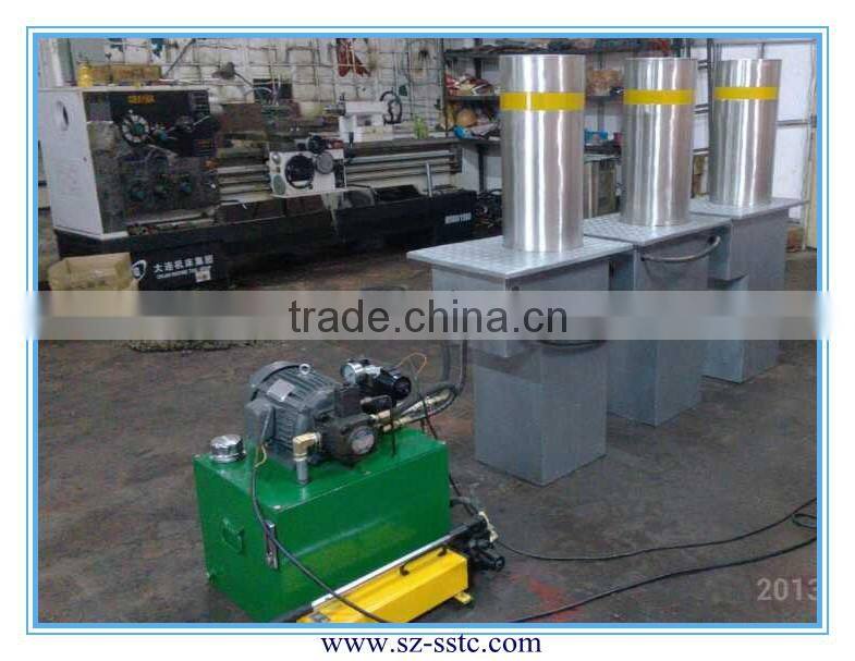 Stainless steel pipe parking bollard/Removable steel bollard